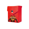 Enhance your TCG storage with the Venomized Exodia Mach 2 Red deck box, available in options for 60 or 80 single-card sleeves. Sold by LDB Duel. Crafted from durable faux leather, it includes a built-in belt loop, a strong magnetic snap, and showcases our exclusive Venomized Exodia design—ideal for TCG enthusiasts on the move! Exodia-yugioh-custom-art-leather-durable-LDB-Duel-red