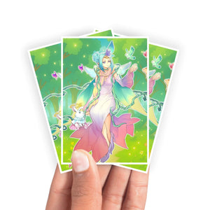 Protect and enhance your cards with our clean and crisp white border card sleeves. Featuring a minimalist design that complements any artwork, these sleeves offer a bright, timeless look. From LDB Duel. Printed with our exclusive Vernusylph Archetype design for a fresh and premium finish. Corolla-yugioh-mtg-pokemon-card-protection-standard-japanese-dragon-shield-LDB-Duel-white