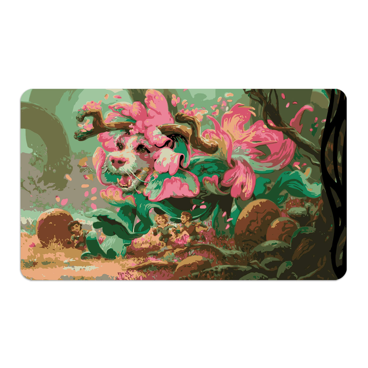 Transform your dueling experience with LDB Duel featuring our exclusive art Vibrance playmat! Featuring a soft cloth top for smooth card movement and a durable rubber back for a secure grip, this 24x14 inch mat is machine washable and safe for cards and sleeves. Vibrance-mtg-custom-artwork-premium-durable-rubber-ldb-duel
