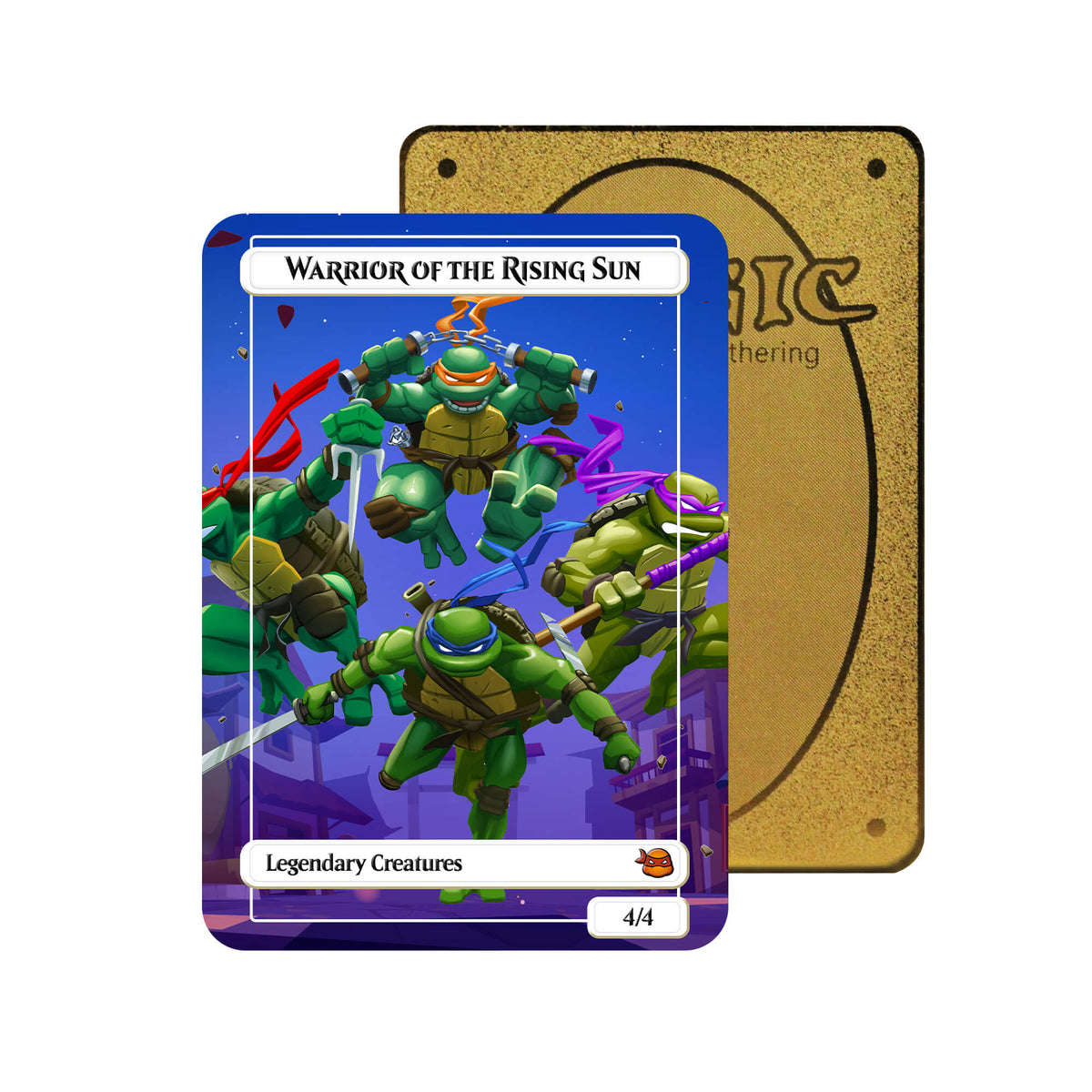 Warrior of the Rising Sun Metal Orica Card