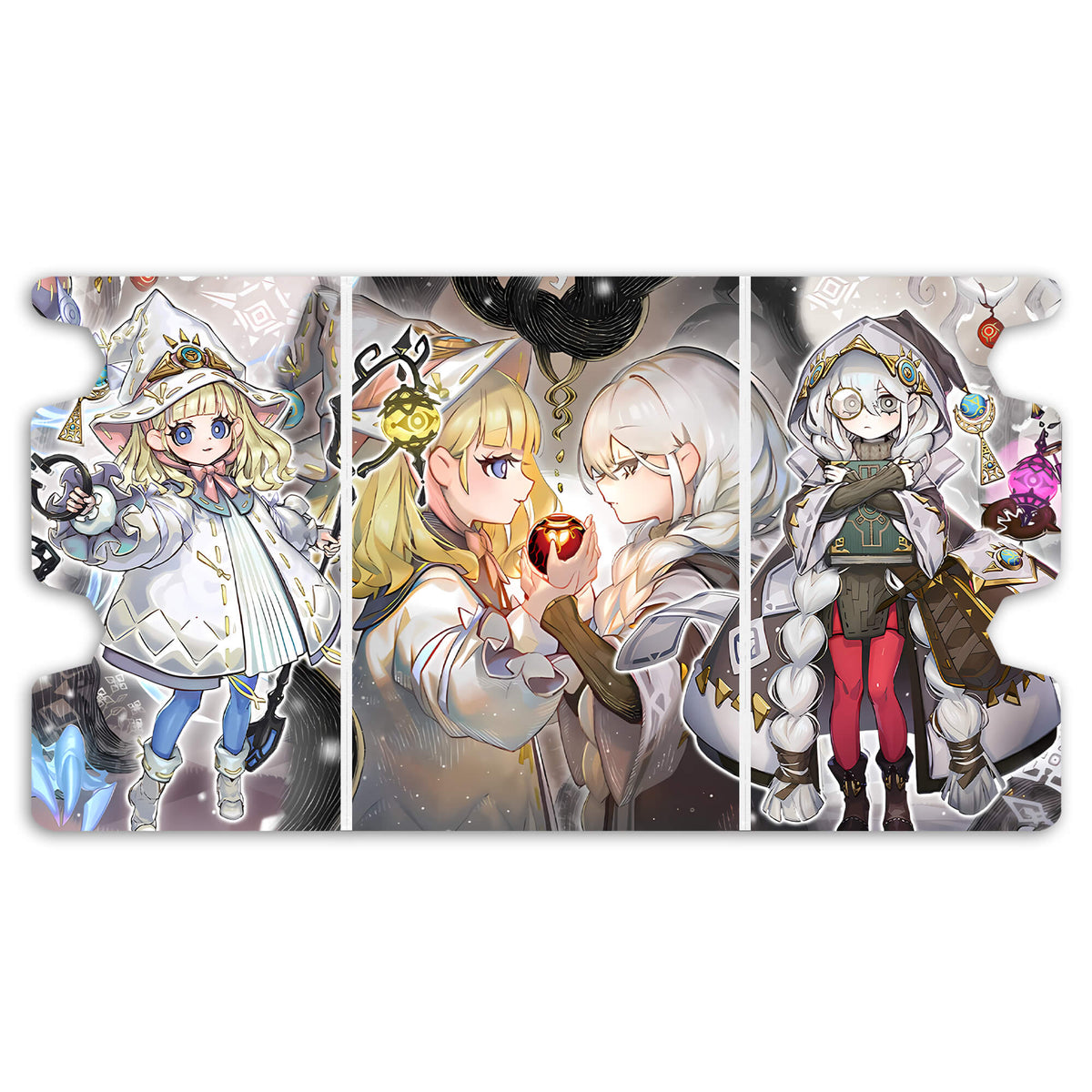 Here is the Full Lid Design of the White Forest Archetype Mach 3 White Deck Box. Diabell-yugioh-custom-deck-portable-collector-LDB-Duel