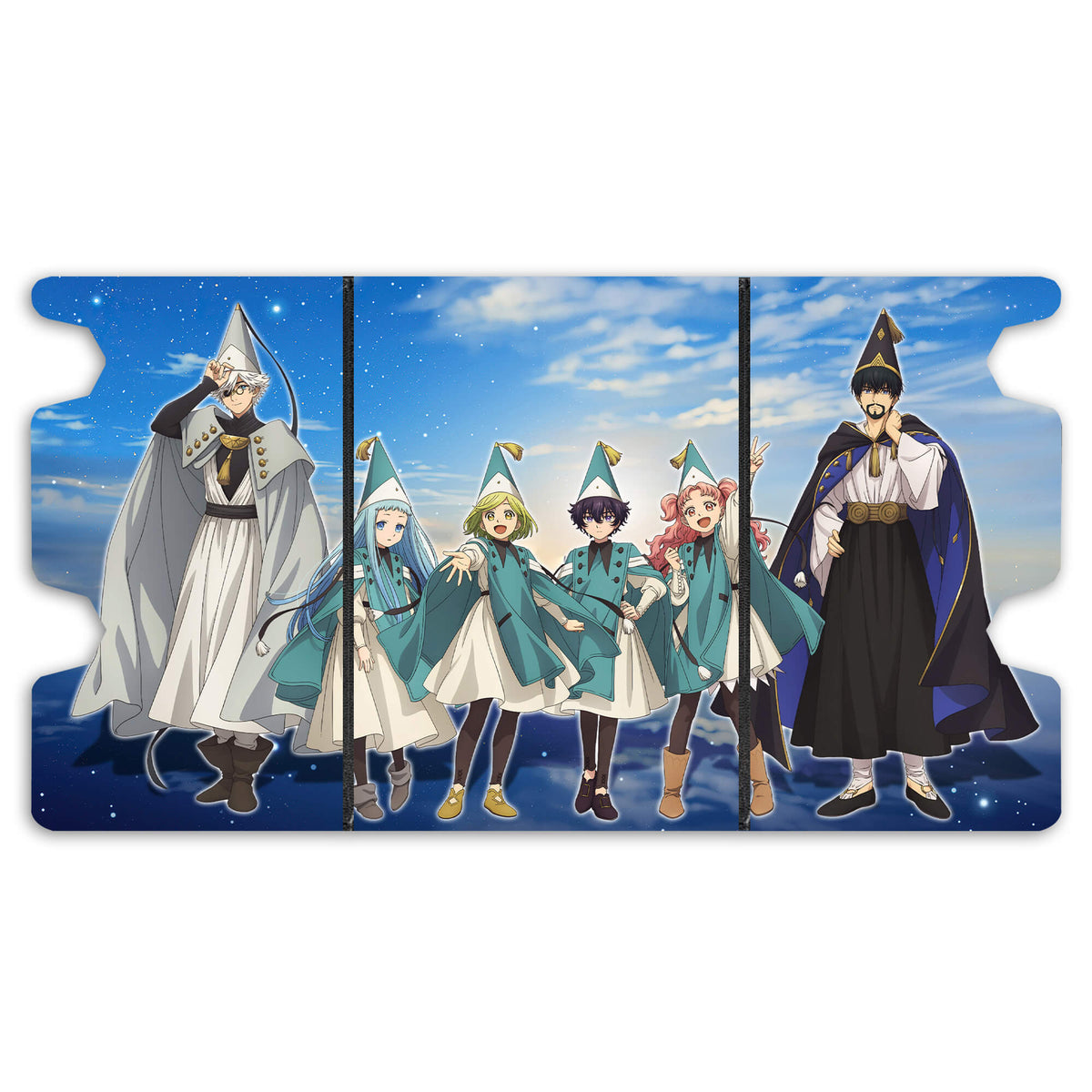 Here is the Full Lid Design of the Witch Hat Atelier Mach 3 Black Deck Box. Qifrey-anime-custom-art-leather-durable-LDB-Duel