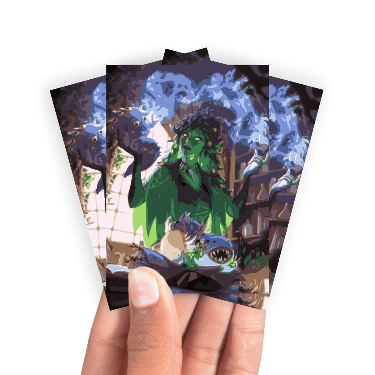 Keep your cards safe and stylish with our borderless card sleeves. Designed edge-to-edge to showcase your artwork, they offer a sleek, modern aesthetic. From LDB Duel, printed with the exclusive Witherbloom Pestilence design for a fresh, premium feel.Dina--mtg-card-protection-standard-japanese-dragon-shield-LDB-Duel-borderless