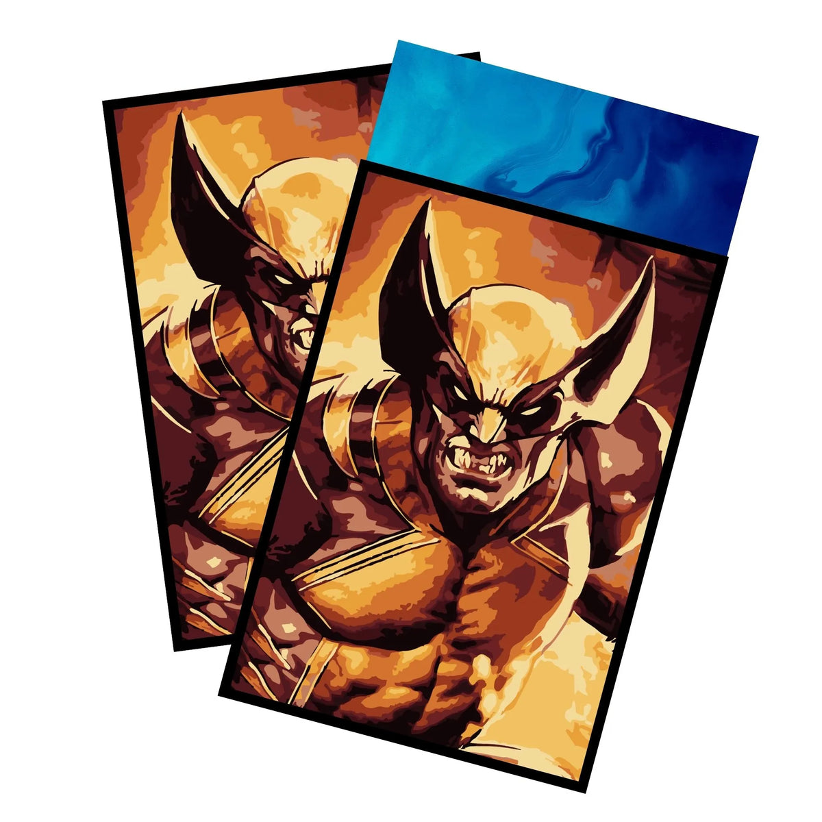 Enhance your cards with our elegant black border card sleeves, featuring a sleek, sophisticated design for a bold, modern aesthetic. From LDB Duel. Perfect for showcasing your collection, these sleeves are printed with our exclusive Wolverine design. Logan-mtg-card-protection-standard-japanese-dragon-shield-LDB-Duel-black