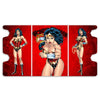 Here is the Full Lid Design of the Wonder Woman, Amazon Warrior Mach 3 White Deck Box. Magical-Sword-mtg-custom-deck-portable-collector-LDB-Duel