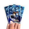 Protect and enhance your cards with our clean and crisp white border card sleeves. Featuring a minimalist design that complements any artwork, these sleeves offer a bright, timeless look. From LDB Duel. Printed with our exclusive Blue-Eyes Dragon Kaiba design for a fresh and premium finish. Kaiba-yugioh-card-protection-standard-japanese-dragon-shield-LDB-Duel-white
