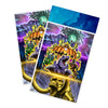 Protect and enhance your cards with our clean and crisp white border card sleeves. Featuring a minimalist design that complements any artwork, these sleeves offer a bright, timeless look. From LDB Duel. Printed with our exclusive Ectoplasmic Fortification design for a fresh and premium finish. Pumpking-yugioh-card-protection-standard-japanese-dragon-shield-LDB-Duel-white