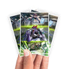 Protect and enhance your cards with our clean and crisp white border card sleeves. Featuring a minimalist design that complements any artwork, these sleeves offer a bright, timeless look. From LDB Duel. Printed with our exclusive GMX Chairman Kimridge design for a fresh and premium finish. Chairman-Kimridge-yugioh-card-protection-standard-japanese-dragon-shield-LDB-Duel-white