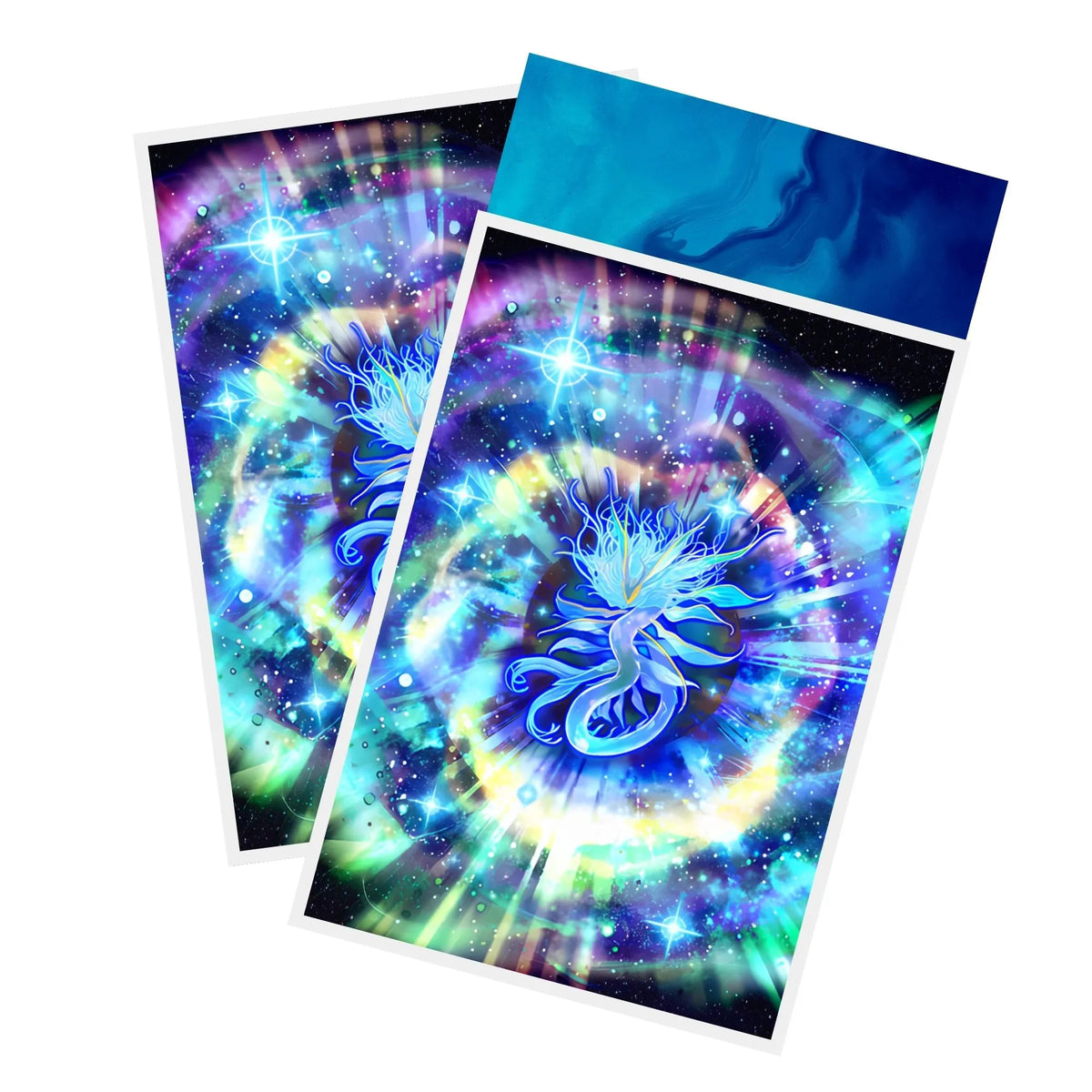 Protect and enhance your cards with our clean and crisp white border card sleeves. Featuring a minimalist design that complements any artwork, these sleeves offer a bright, timeless look. From LDB Duel. Printed with our exclusive Ghoti Archetype design for a fresh and premium finish. Psiics-yugioh-card-protection-standard-japanese-dragon-shield-LDB-Duel-white