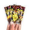 Protect and enhance your cards with our clean and crisp white border card sleeves. Featuring a minimalist design that complements any artwork, these sleeves offer a bright, timeless look. From LDB Duel. Printed with our exclusive King of Games design for a fresh and premium finish. Duel-King-yugioh-card-protection-standard-japanese-dragon-shield-LDB-Duel-white