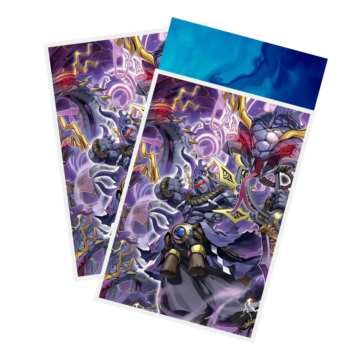 Protect and enhance your cards with our clean and crisp white border card sleeves. Featuring a minimalist design that complements any artwork, these sleeves offer a bright, timeless look. From LDB Duel. Printed with our exclusive Mitsurigi no Mikoto, Kusanagi design for a fresh and premium finish. Kusanagi-yugioh-card-protection-standard-japanese-dragon-shield-LDB-Duel-white