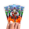 Protect and enhance your cards with our clean and crisp white border card sleeves. Featuring a minimalist design that complements any artwork, these sleeves offer a bright, timeless look. From LDB Duel. Printed with our exclusive Power Patron Archetype design for a fresh and premium finish. Imprisoned-God-yugioh-card-protection-standard-japanese-dragon-shield-LDB-Duel-white