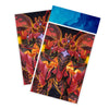 Protect and enhance your cards with our clean and crisp white border card sleeves. Featuring a minimalist design that complements any artwork, these sleeves offer a bright, timeless look. From LDB Duel. Printed with our exclusive Red Supernova Dragon design for a fresh and premium finish. Dragon-yugioh-card-protection-standard-japanese-dragon-shield-LDB-Duel-white
