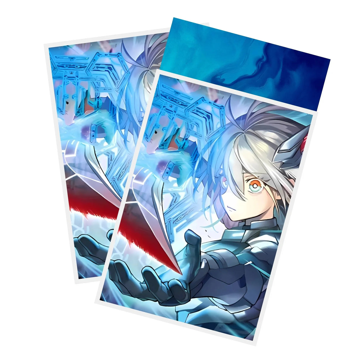 Protect and enhance your cards with our clean and crisp white border card sleeves. Featuring a minimalist design that complements any artwork, these sleeves offer a bright, timeless look. From LDB Duel. Printed with our exclusive Sky Striker Special Maneuver design for a fresh and premium finish. Zero-yugioh-card-protection-standard-japanese-dragon-shield-LDB-Duel-white