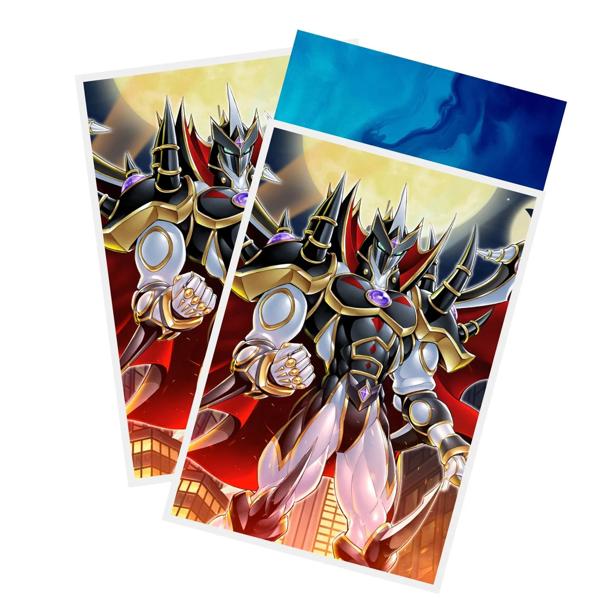Protect and enhance your cards with our clean and crisp white border card sleeves. Featuring a minimalist design that complements any artwork, these sleeves offer a bright, timeless look. From LDB Duel. Printed with our exclusive Supreme Darkness design for a fresh and premium finish. Elemental-HERO-yugioh-card-protection-standard-japanese-dragon-shield-LDB-Duel-white