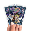 Protect and enhance your cards with our clean and crisp white border card sleeves. Featuring a minimalist design that complements any artwork, these sleeves offer a bright, timeless look. From LDB Duel. Printed with our exclusive Yugi's Dark Magicians design for a fresh and premium finish. Magician-yugioh-card-protection-standard-japanese-dragon-shield-LDB-Duel-white