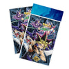 Protect and enhance your cards with our clean and crisp white border card sleeves. Featuring a minimalist design that complements any artwork, these sleeves offer a bright, timeless look. From LDB Duel. Printed with our exclusive Yugi's Dark Magicians design for a fresh and premium finish. Magician-yugioh-card-protection-standard-japanese-dragon-shield-LDB-Duel-white