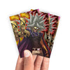 Keep your cards safe and stylish with our borderless card sleeves. Designed edge-to-edge to showcase your artwork, they offer a sleek, modern aesthetic. From LDB Duel, printed with the exclusive Yami Marik design for a fresh, premium feel.Marik-yugioh-mtg-pokemon-card-protection-standard-japanese-dragon-shield-LDB-Duel-borderless