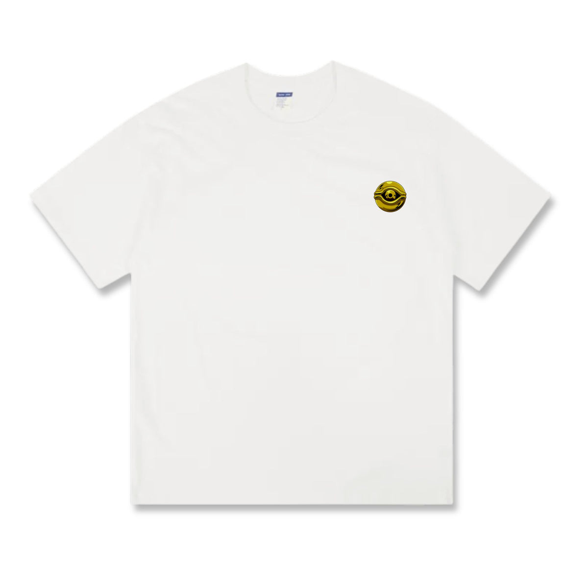 Step up your style with the premium Yami Marik T-shirt design from LDB Duel. Made from soft, breathable cotton and printed with vibrant DTF artwork, this white t-shirt is built for comfort and lasting wear. Choose your look with front design options like a small chest logo or bold center print. Perfect for anime lovers, TCG players, and gaming fans everywhere. Millenium-eye-anime-yugioh-tcg-accessories-tshirt-LDB-Duel