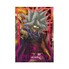 Transform your dueling experience with our original art Yami Marik playmat from LDB Duel! Featuring a soft cloth top for smooth card movement and a durable rubber back for a secure grip, this 24x14 inch mat is machine washable and safe for cards and sleeves. Yami-Bakura-yugioh-mtg-pokemon-custom-artwork-premium-durable-rubber-ldb-duel