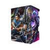 Here's another quality black deck box from LDB Duel featuring our exclusive Yasuo | League of Legends art. Fits all types of trading card games, including Pokémon, Yu-Gi-Oh! and Magic The Gathering. The perfect card holder for the TCG player safely holds up to 100 double-sleeved cards. EVEN in extra thick sleeves. Comes with a pull-out dice tray. Wind-Wall-anime-tcg-accessories-card-storage-LDB-Duel