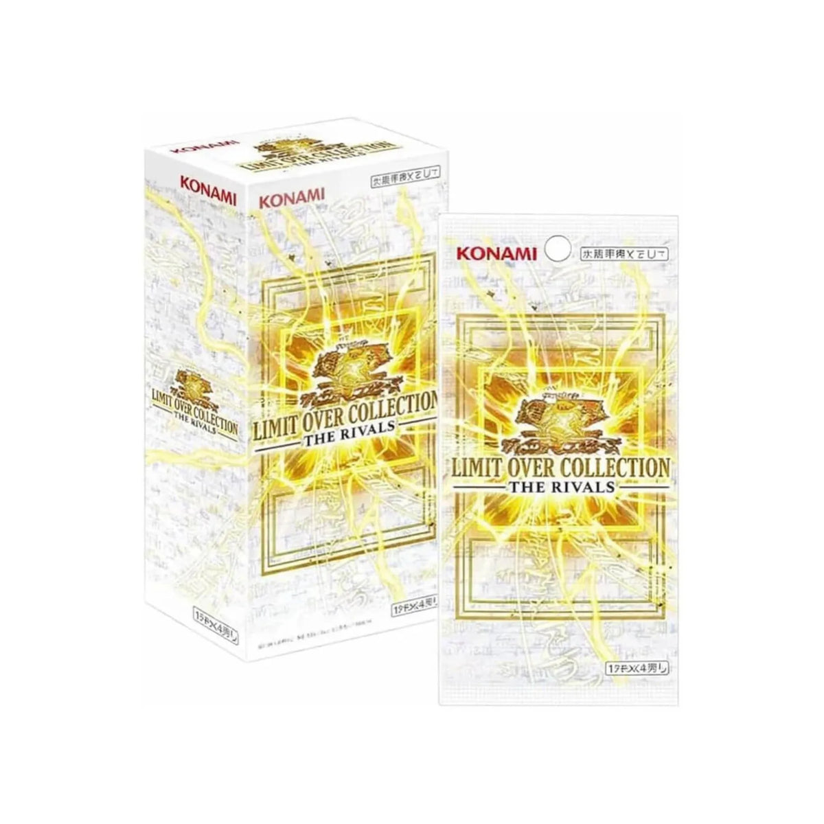 Yu-Gi-Oh! Limit Over Collection: The Rivals Booster Box is an authentic Japanese Yu-Gi-Oh! TCG product featuring a striking white and gold design inspired by the series’ iconic Rival characters. This factory-sealed booster box is a great choice for Yu-Gi-Oh! players, collectors, and fans looking to expand their sealed TCG collection. The premium Japanese packaging also makes it an excellent display piece for collectors. Available from LDBDuel, your destination for authentic Yu-Gi-Oh!, Pokémon, One Piece, an