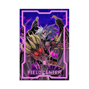 Level up your game with our custom-printed metal field centers from LDB Duel, featuring exclusive Yubel - Phantom Nightmare artwork in gold metal. Durable, scratch-resistant, and embossed with the iconic Yu-Gi-Oh! card back, these slim field centers fit perfectly in card sleeves. yugioh-mtg-pokemon-metal-card-embossed-design-custom-artwork-duel-accessories-ldb-duel