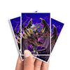 Protect and enhance your cards with our clean and crisp white border card sleeves. Featuring a minimalist design that complements any artwork, these sleeves offer a bright, timeless look. From LDB Duel. Printed with our exclusive Yubel Phantom Nightmare design for a fresh and premium finish. Eternal-Nightmare-yugioh-mtg-pokemon-card-protection-standard-japanese-dragon-shield-LDB-Duel-white