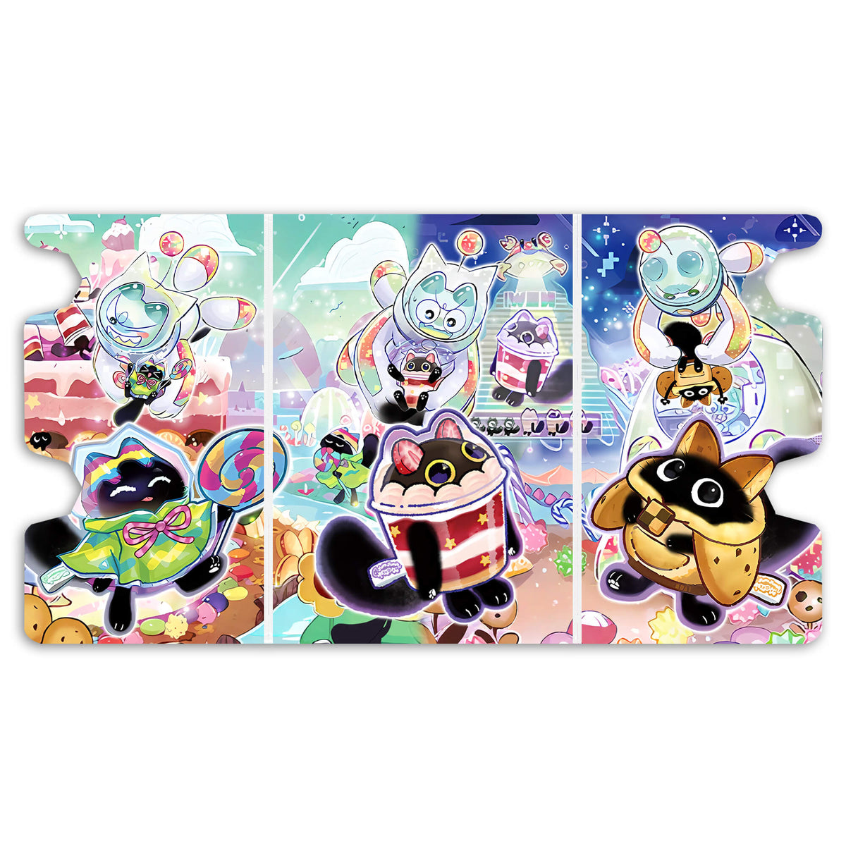 Here is the Full Lid Design of the Yummy Archetype Mach 3 White Deck Box. Cooky-yugioh-custom-deck-portable-collector-LDB-Duel