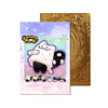 Level up your game with our custom-printed metal field centers, featuring exclusive Yummy Marshmallow artwork in gold metal. Durable, scratch-resistant, and embossed with the iconic Yu-Gi-Oh! card back, these slim field centers fit perfectly in card sleeves. Yummy-yugioh-mtg-pokemon-metal-card-embossed-design-custom-artwork-duel-accessories-ldb-duel