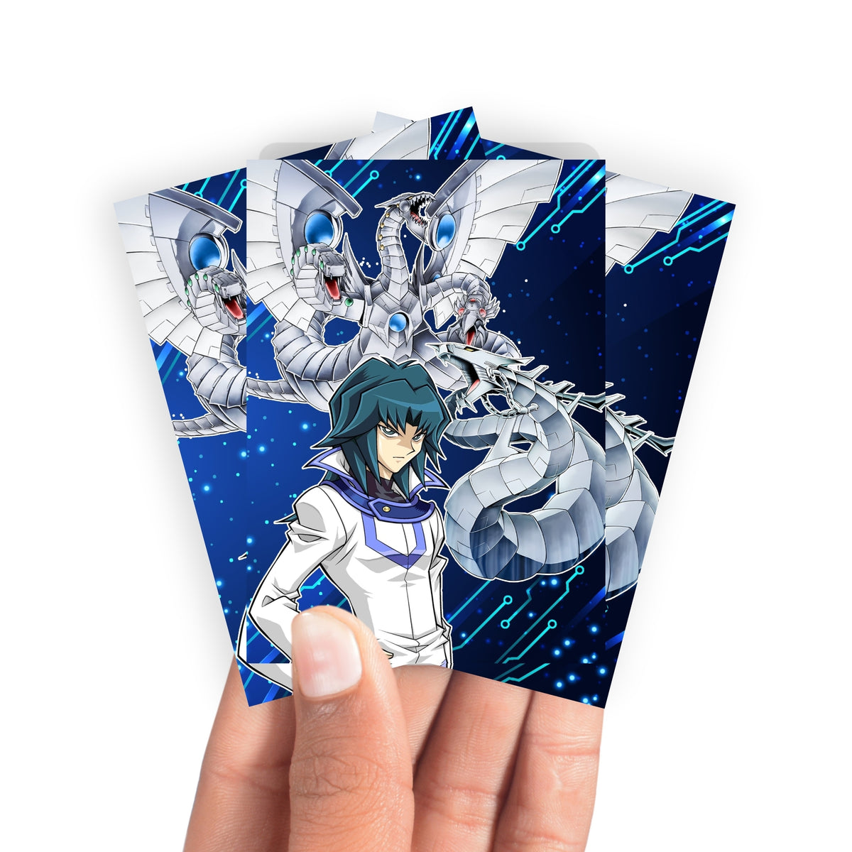 Keep your cards safe and stylish with our borderless card sleeves. Designed edge-to-edge to showcase your artwork, they offer a sleek, modern aesthetic. From LDB Duel, printed with the exclusive Zane's Cyber Dragon design for a fresh, premium feel.Cyber-Dragon-yugioh-mtg-pokemon-card-protection-standard-japanese-dragon-shield-LDB-Duel-borderless