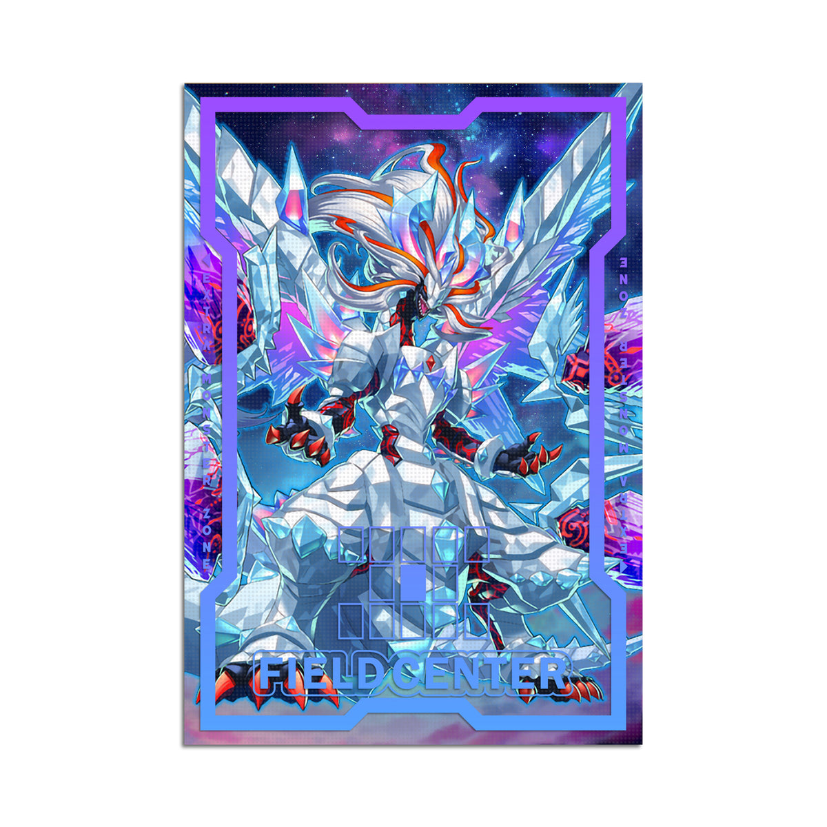 Mirrorjade el Dragón Hoja de Hielo Centro de Campo de Metal
