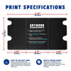 Caja de cubierta Mach 3 impresa personalizada
