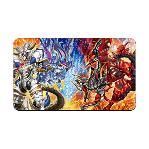 The battle of Ice and Fire Dragon. - Duel Monster - Deck Box - Faux Leather - Magnetic Snap - yugioh gx - yugioh zexal - yugioh 5ds - yugioh Arc-v , yugioh sevens - yugioh vrains