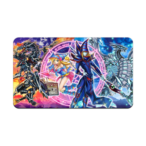 The combination of a serious magician and a cute magician! - Duel Monster - Deck Box - Faux Leather - Magnetic Snap - yugioh gx - yugioh zexal - yugioh 5ds - yugioh Arc-v , yugioh sevens - yugioh vrains - blue eyes white dragon - fire dragon - black magician - girl magician