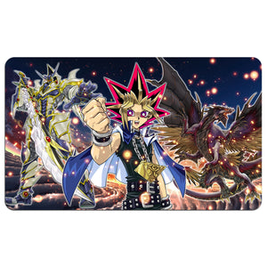 Yugi with Buster dragon and Buster Blader! Battle on! The battle of Ice and Fire Dragon. - Duel Monster - Deck Box - Faux Leather - Magnetic Snap - yugioh gx - yugioh zexal - yugioh 5ds - yugioh Arc-v , yugioh sevens - yugioh vrains