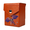 Enhance your TCG storage with the Corrupted Star Dragon Mach 2 Brown deck box, available in options for 60 or 80 single-card sleeves. Sold by LDB Duel. Crafted from durable faux leather, it includes a built-in belt loop, a strong magnetic snap, and showcases our exclusive Corrupted Star Dragon design—ideal for TCG enthusiasts on the move! Corrupted-dragon-yugioh-custom-deck-portable-collector-LDB-Duel-Brown