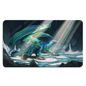 Transform your dueling experience with our exclusive art Harpie Chimera playmat from LDB Duel! Featuring a soft cloth top for smooth card movement and a durable rubber back for a secure grip, this 24x14 inch mat is machine washable and safe for cards and sleeves. Sky-Godyugioh-mtg-pokemon-custom-artwork-premium-durable-rubber-ldb-duel