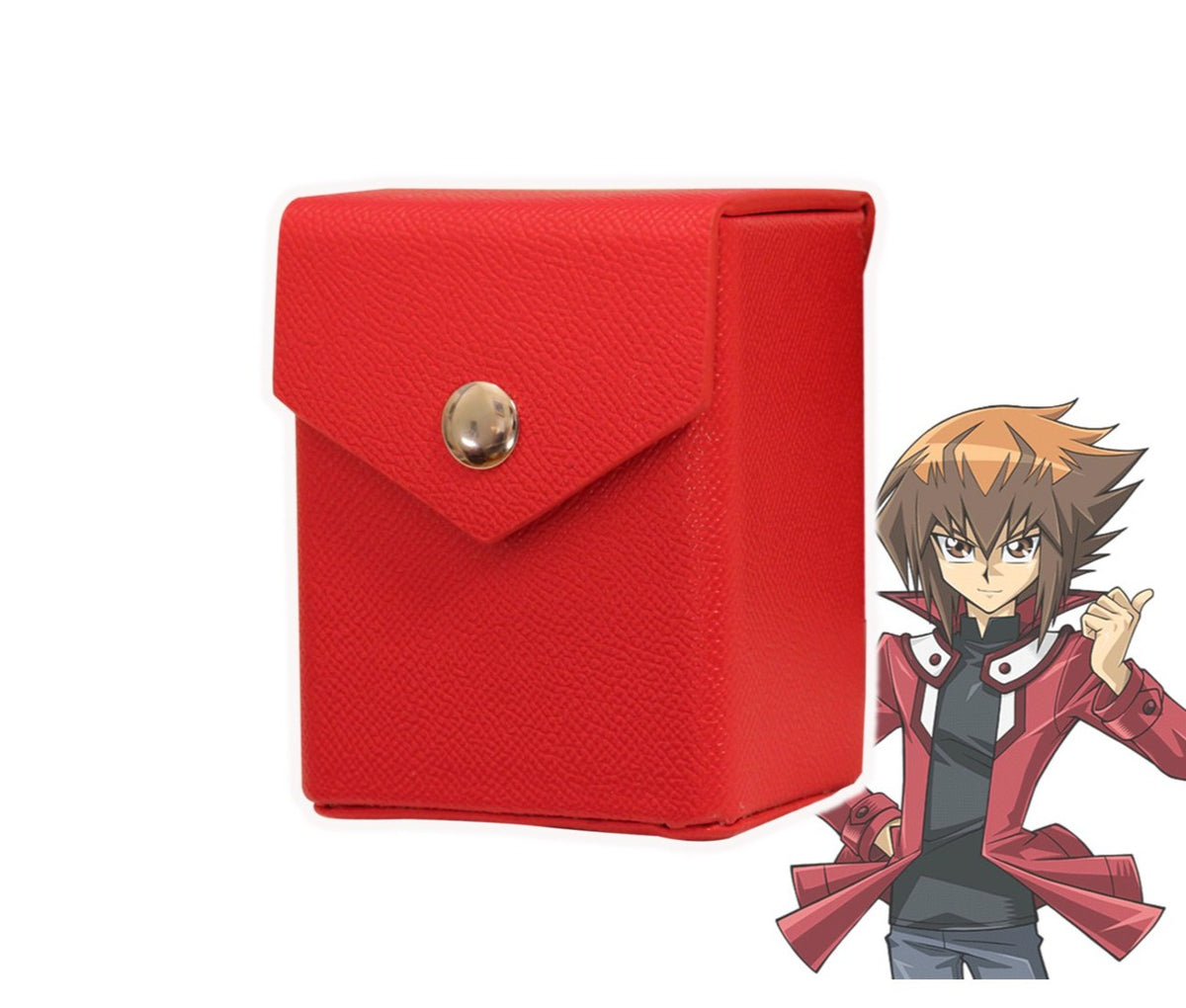 Red Mach 2 Deck Box - Coque rigide - Cuir végétalien texturé