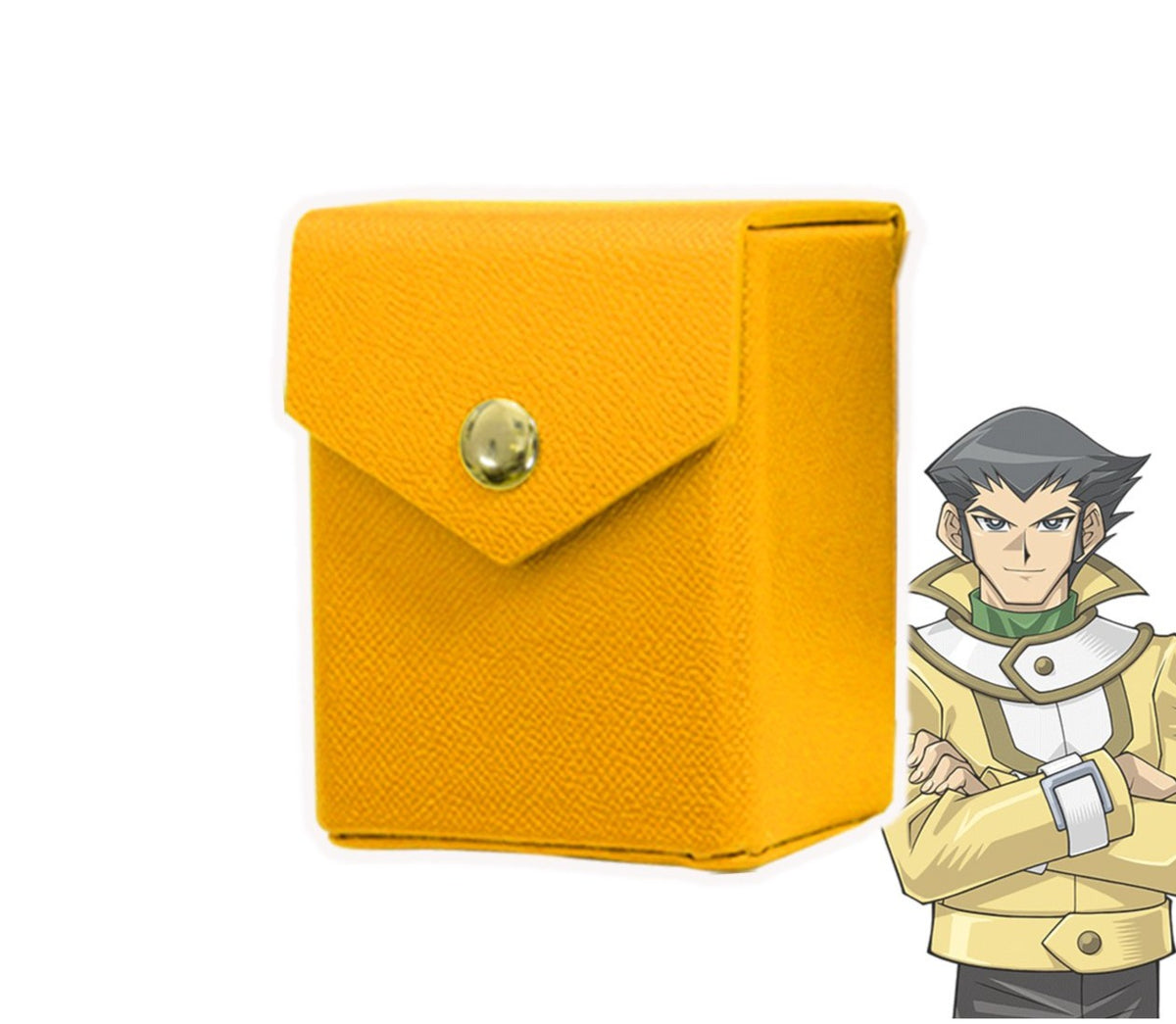 Ra Yellow Deck Box - Coque rigide - Cuir végétalien texturé
