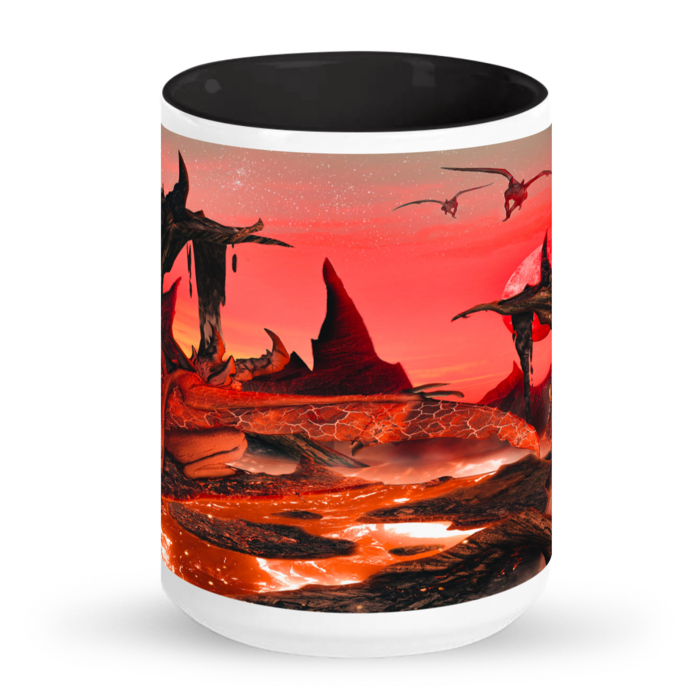 Demonio Rojo / Diablo - Taza de Cerámica de 15 oz