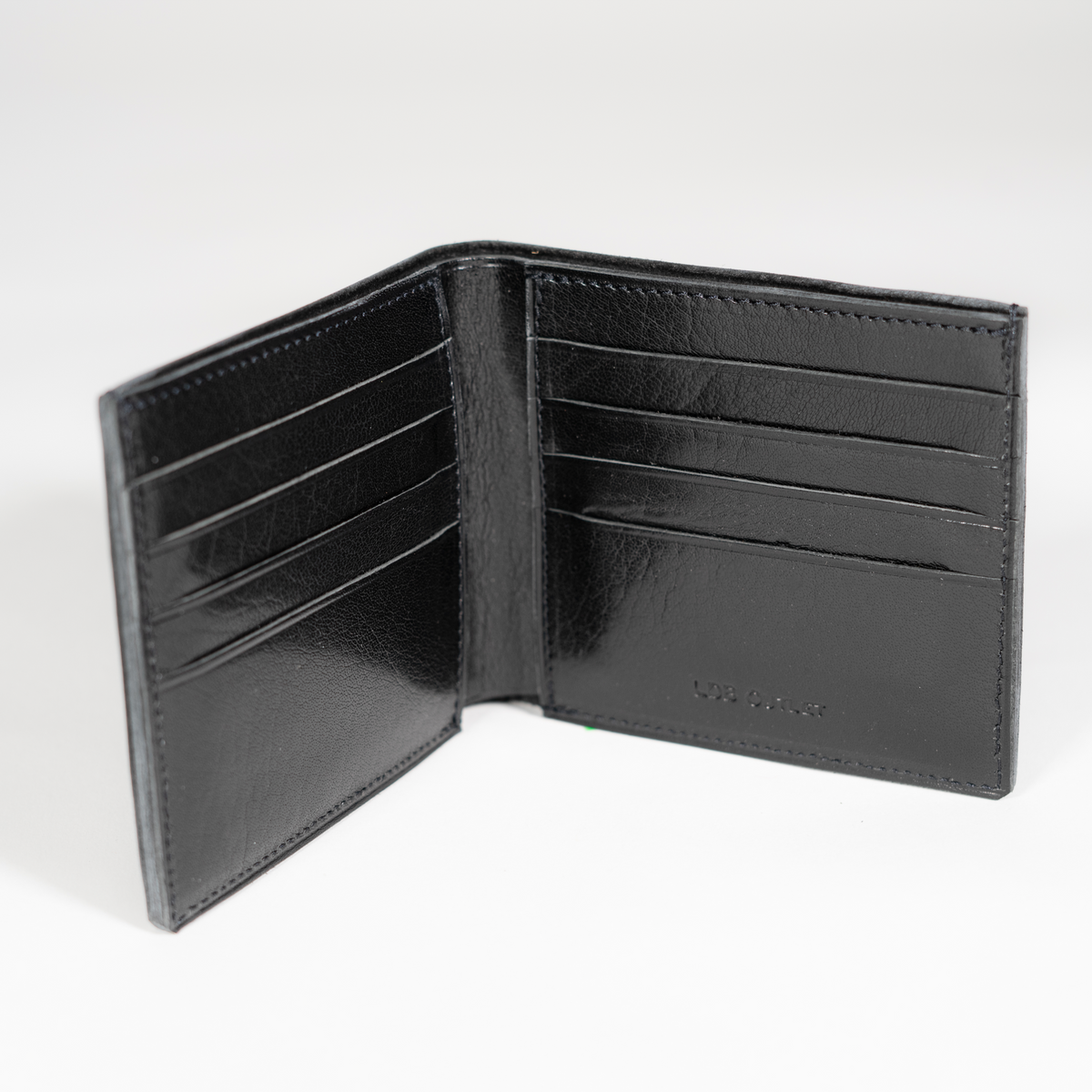 Black Leather Wallet LDB Duel
