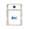 White - Mach 3 - Deck Box - Holds 100 Double Sleeved Cards - Magnetic Removable Lid