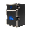 Black - Mach 3 - Deck Box - Holds 100 Double Sleeved Cards - Magnetic Removable Lid