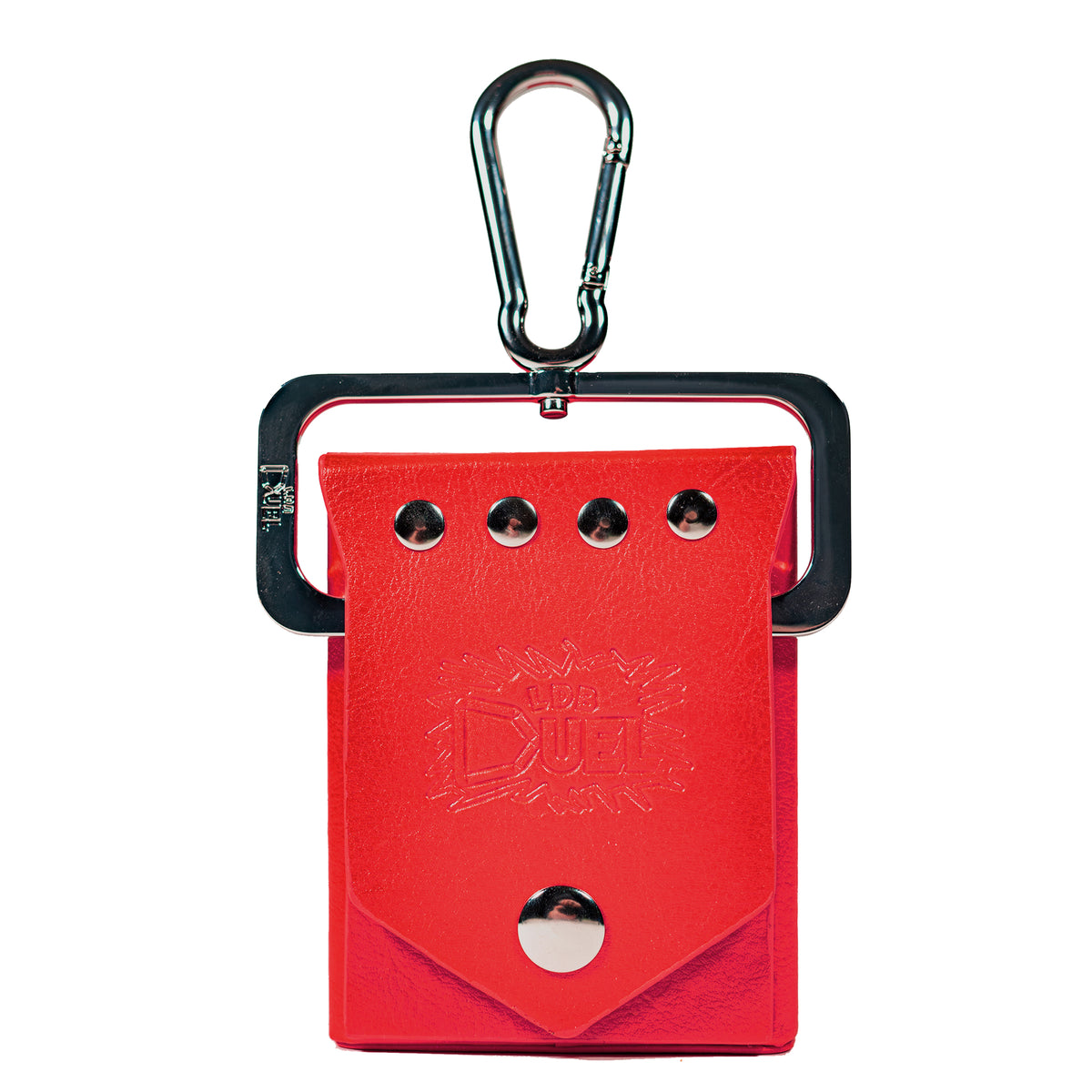 Deck Box Rouge + Passant de Ceinture - Coque Rigide - Simili Cuir