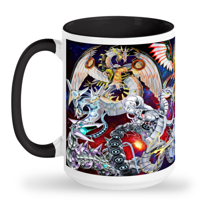 Dragón cibernético - Taza de cerámica de 15 oz