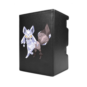 Any who become captivated by the beauty of the snowfall that Diemeon creates will be frozen before they know it. Pokemon TGC - Eevee - Evolution - Deck Box - Belt - Glaceon