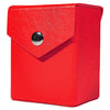 Red Deck Box + Belt Loop - Hard Shell - Faux Leather